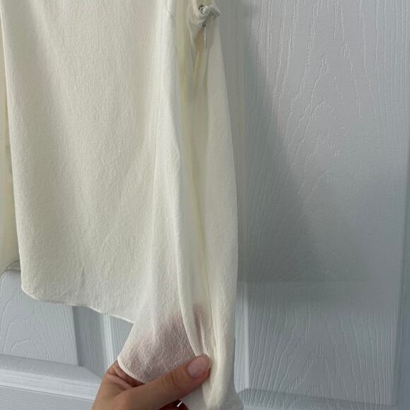 Vintage cream 100 silk christian - Picture 7 of 7